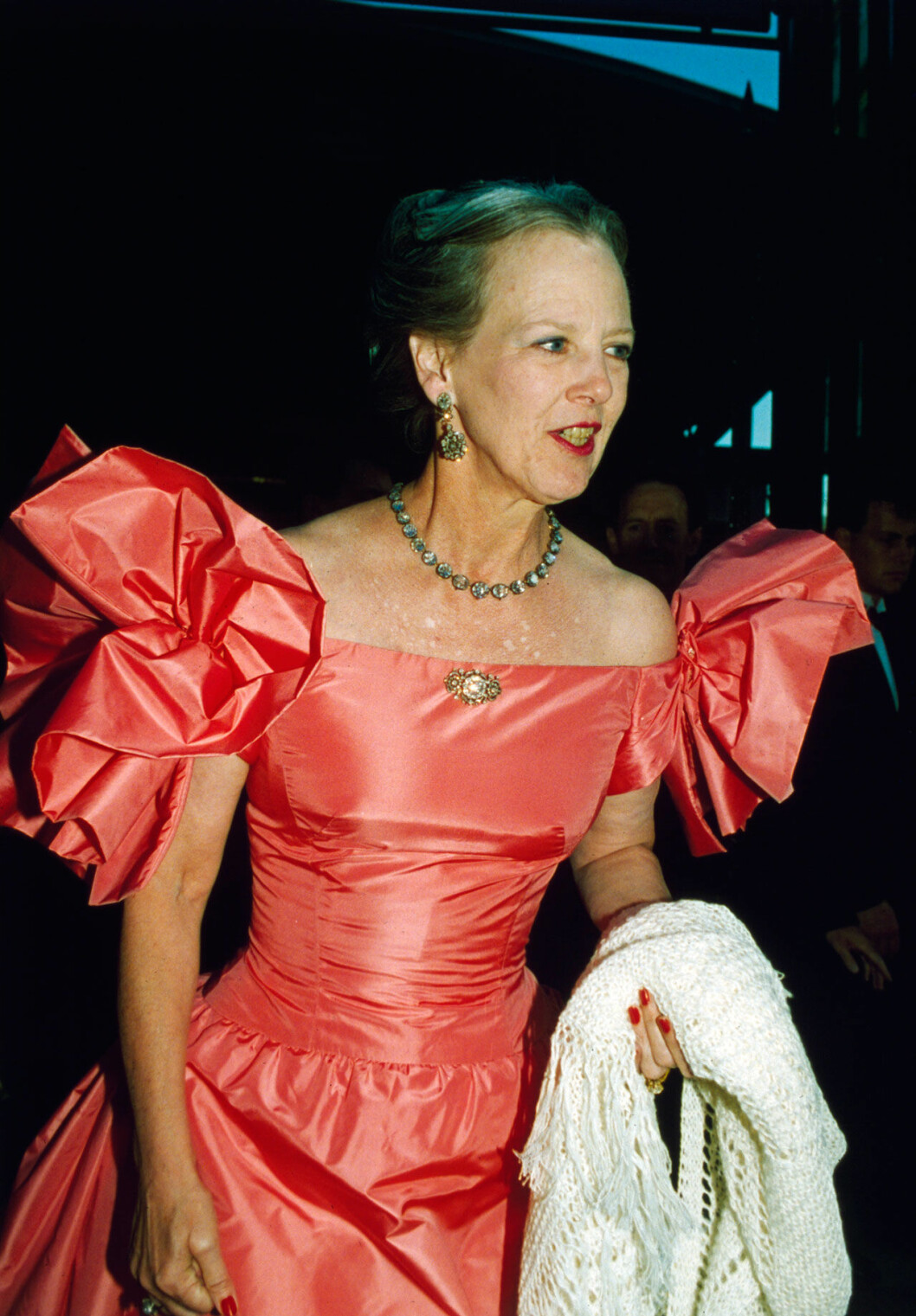 Drottning Margrethe klänning rosa