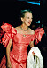 Drottning Margrethe klänning rosa