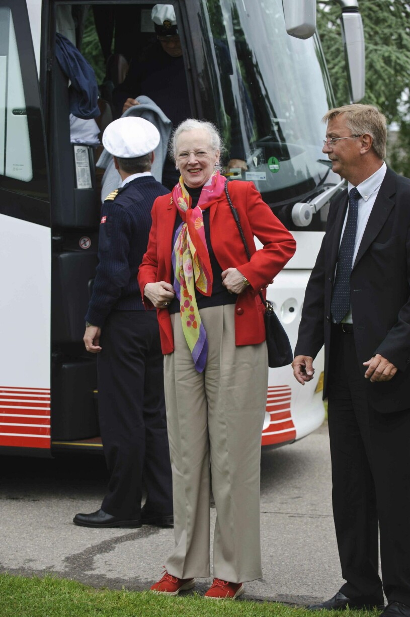 Drottning Margrethe 2010, med ett par Ecco-skor på fötterna.