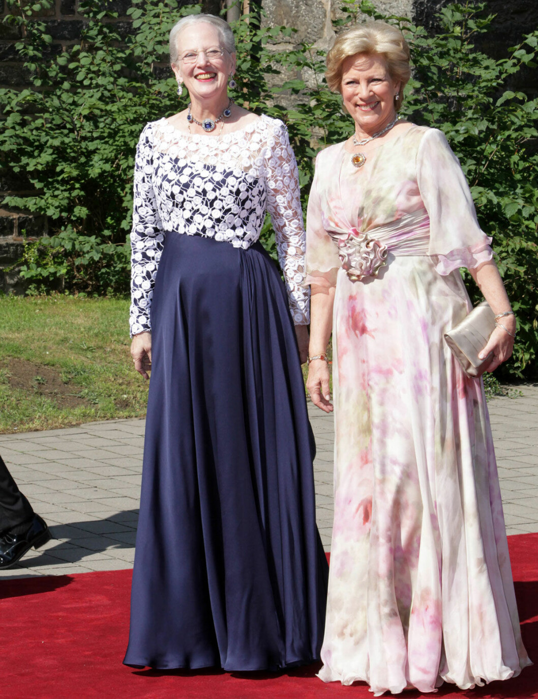 Drottning Margrethe och drottning Anne-Marie. Drottning Margrethe och drottning Anne-Marie.