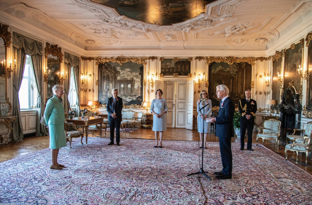 Hyllad av danska hovet. Drottning Margrethe 80 år