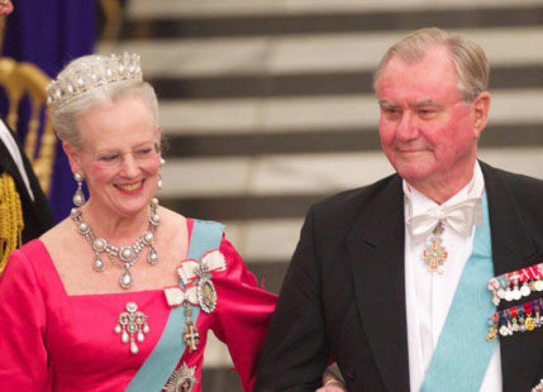 Drottning Margrethe och prins Henrik. Drottning Margrethe och prins Henrik.