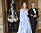 Drottning Margrethe med kungen