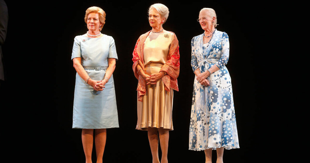 Anne-Marie, Benedikte och Margrethe. 