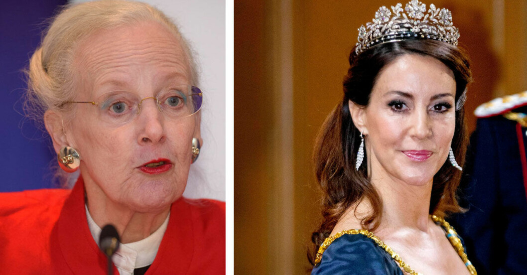 Margrethe och Marie kan ha olika åsikter om framtiden. Margrethe och Marie kan ha olika åsikter om framtiden.