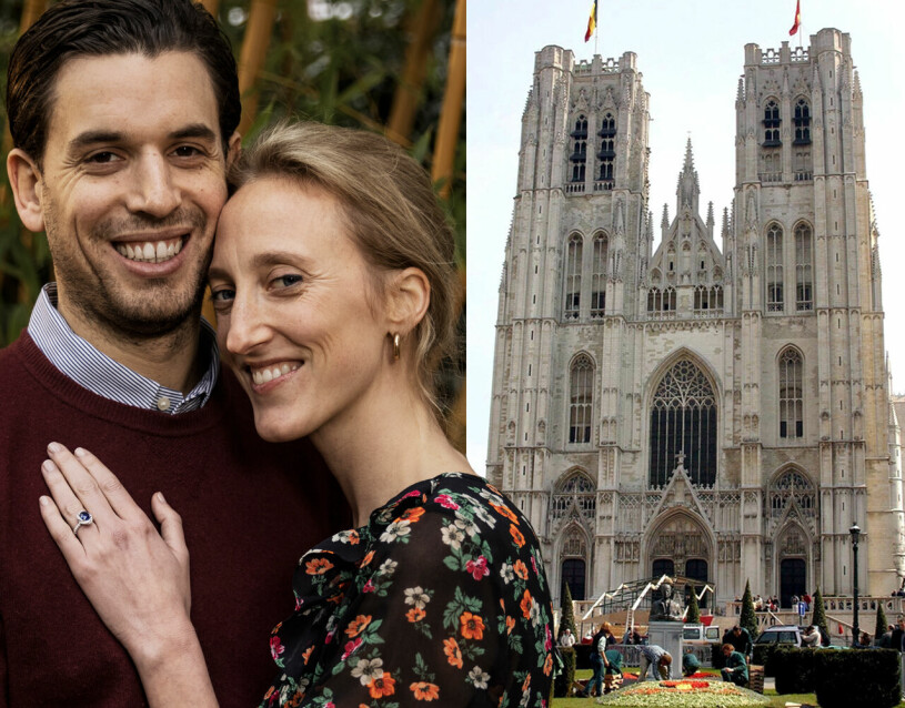 Prinsessan Maria Laura, som jobbar med klimatanalys i London, och hennes brudgum William Isvy, en finanskille med brittisk mor och fransk-marockansk far.