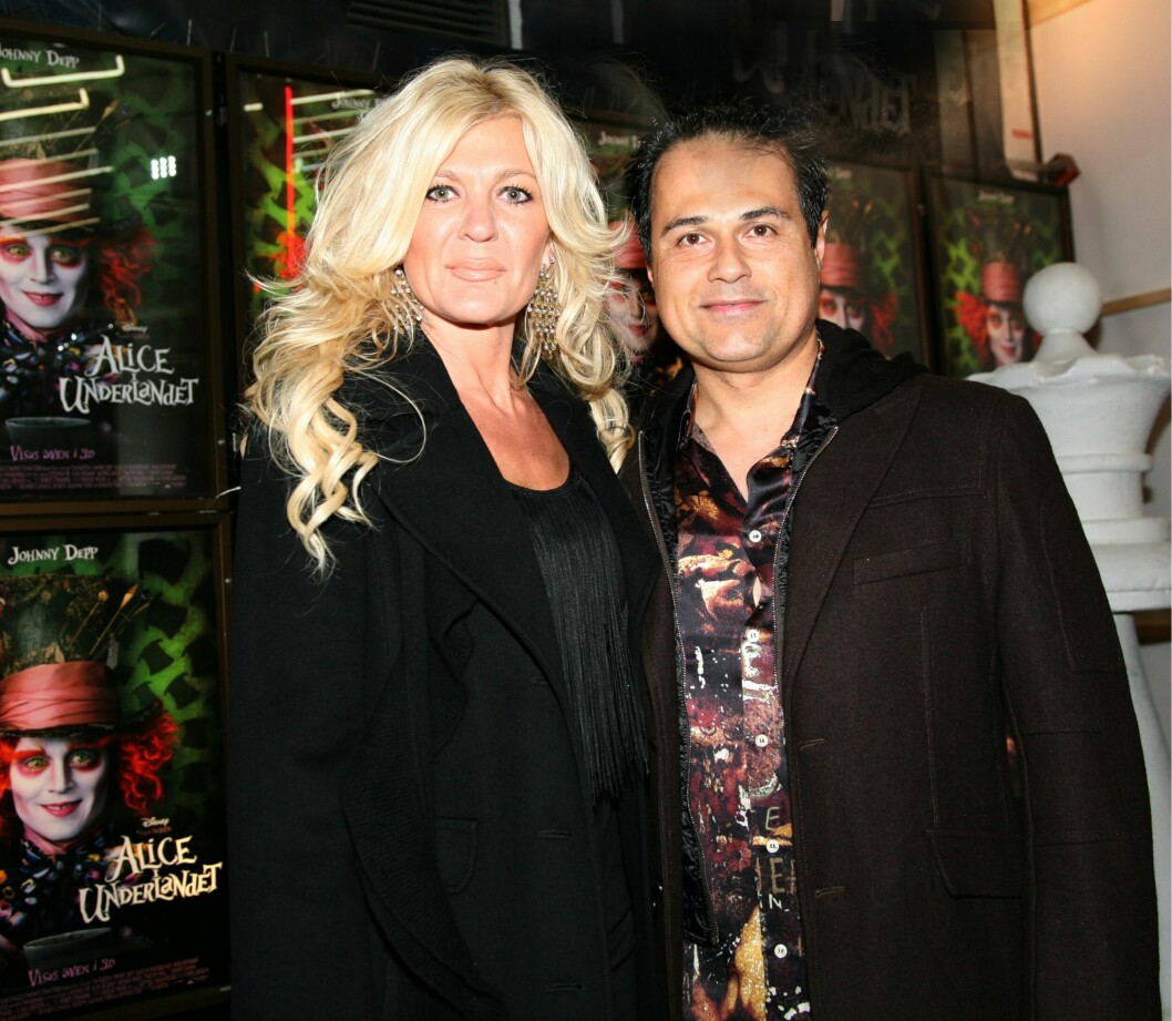 Maria Montazami och maken Kamran 2010. Maria Montazami och maken Kamran