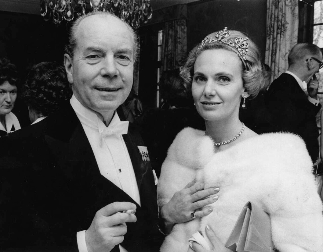 Marianne och Sigvard – ett stiligt par. Marianne och Sigvard Bernadotte.