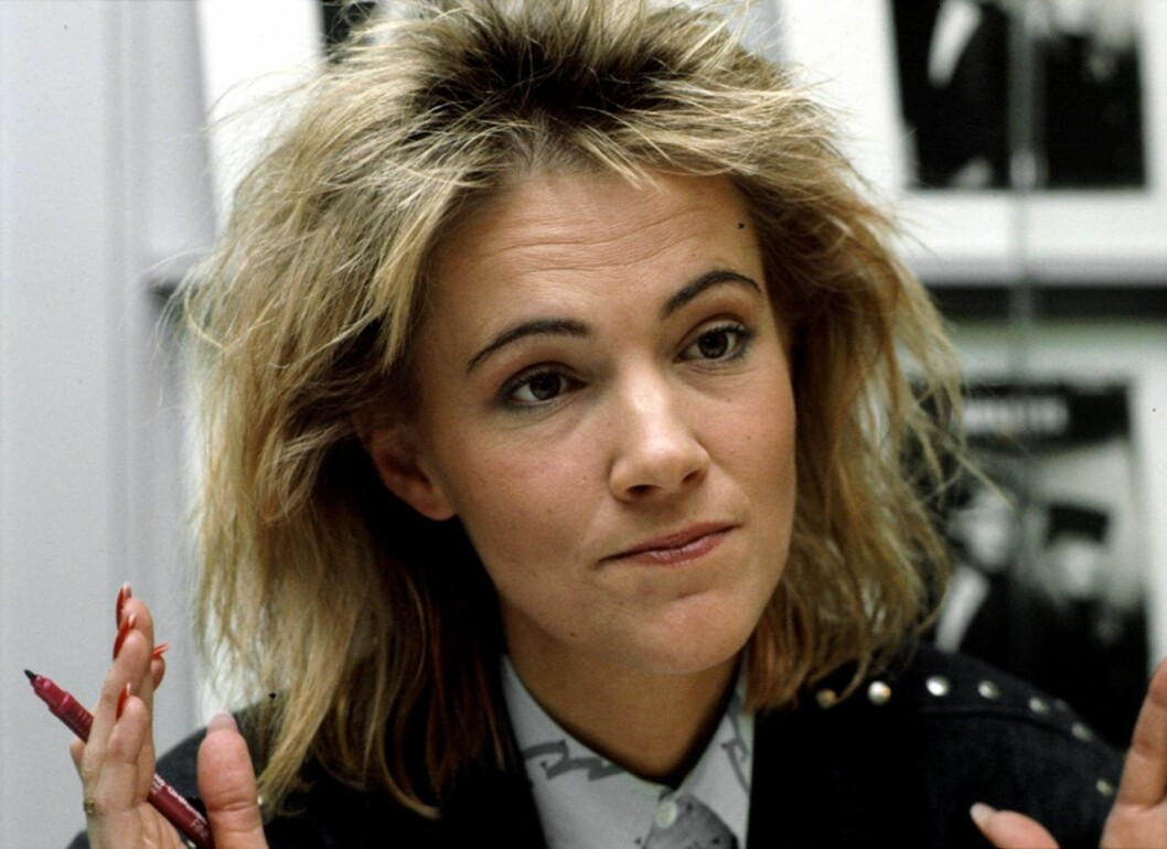 Sångerskan Marie Fredriksson 1984.