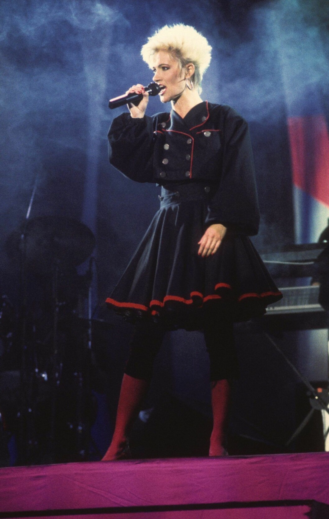 På scen 1987.
