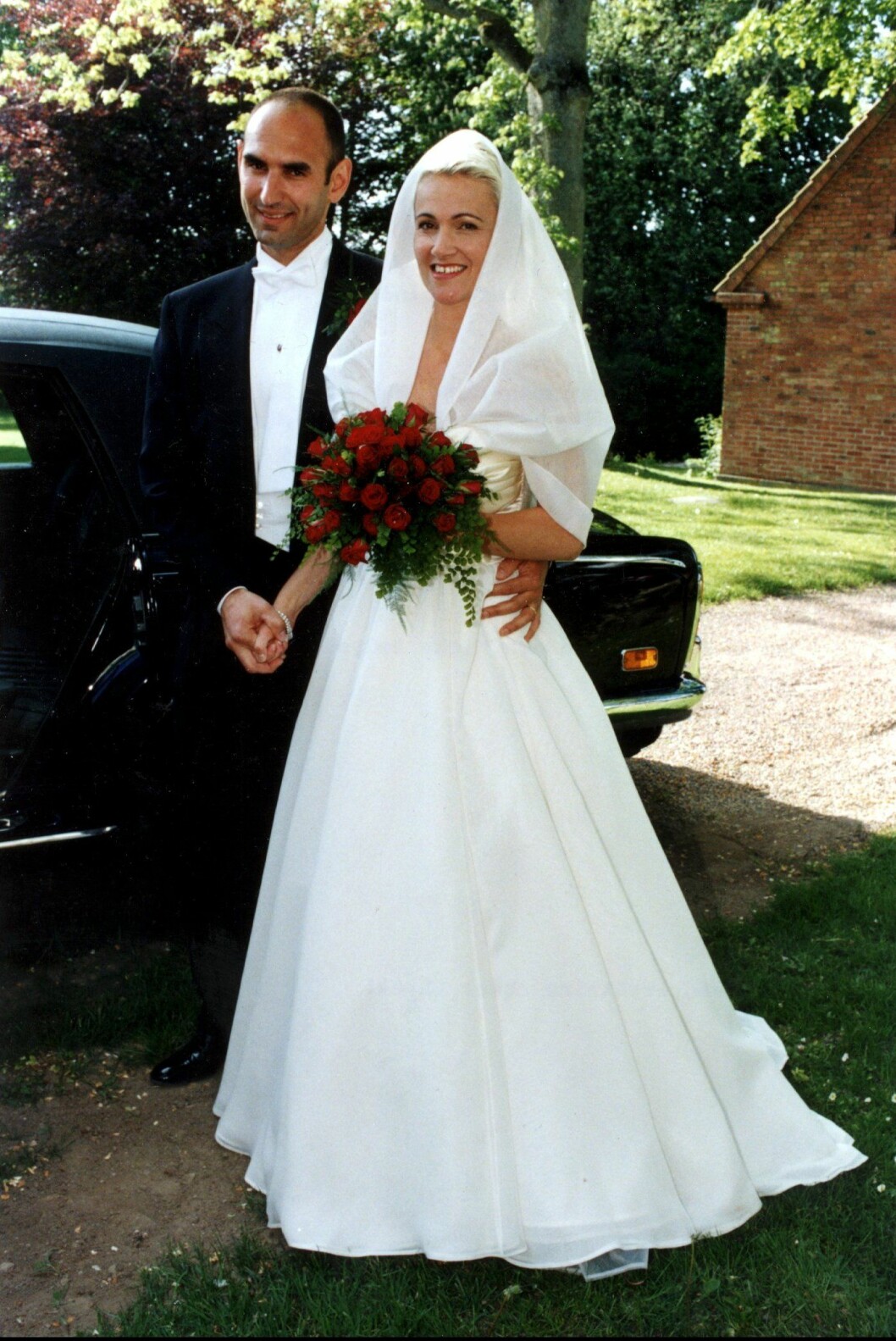 Med maken Micke Bolyos, 1994.