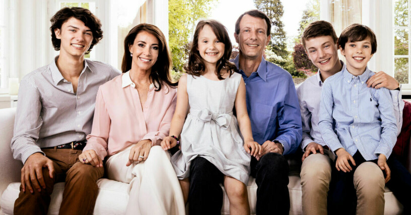 Prins Joachim av Danmark med familj
