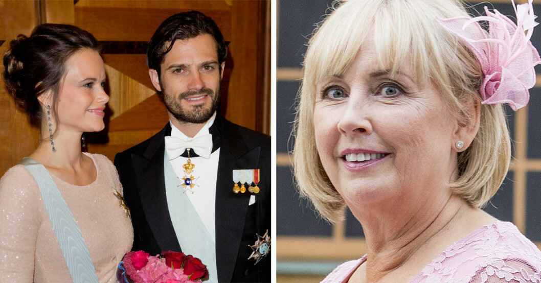 Marie Hellqvist, prinsessan Sofia och prins Carl Philip