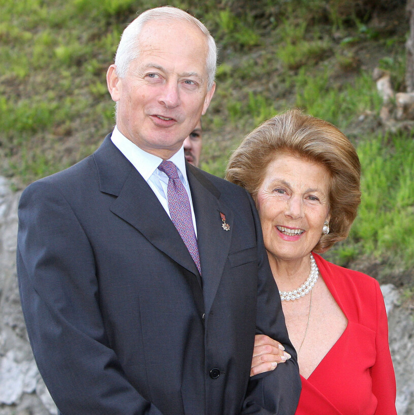 Bilden är från 2008. Prinsessan Marie med maken prins Hans-Adam II.