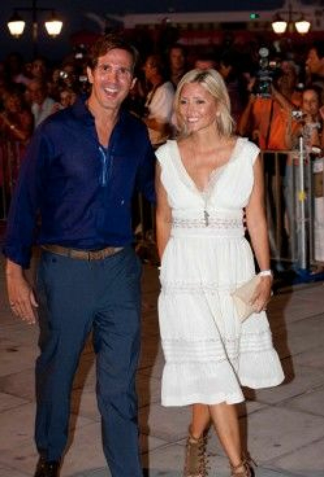Pavlos och Marie-Chantal var som vanligt på strålande humör. Pavlos och Marie-Chantal var som vanligt på strålande humör.