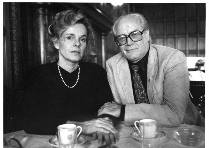 Marie Göranzon och Jan Malmsjö 1988.