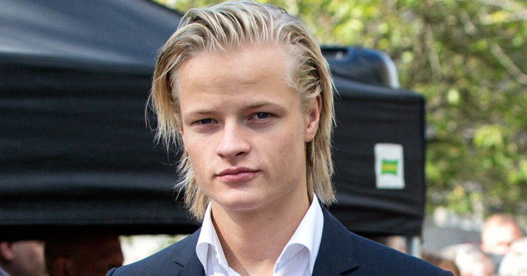Marius Borg som vi är vana att se honom. Marius Borg Höiby mette-marit