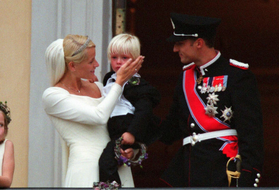 Kronprinsessan Mette-Marit och Marius
