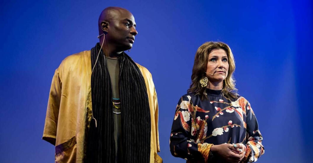 Prinsessan Märtha Louise och Shaman Durek. prinsessan Märtha Louise Schaman Durek
