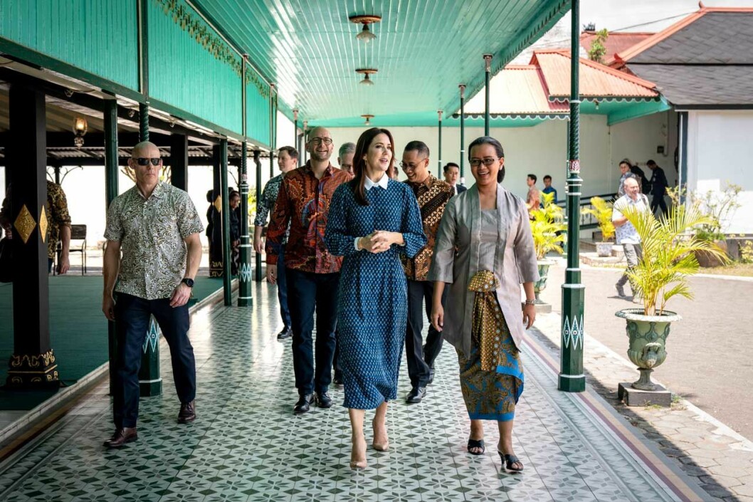 Mary på plats i Indonesien. Mary på plats i Indonesien.