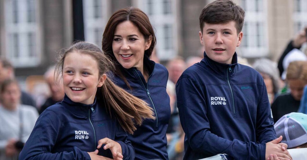 kronprinsessan mary med barnen