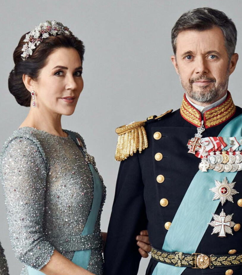 Kronprinsessan Mary och kronprins Frederik
