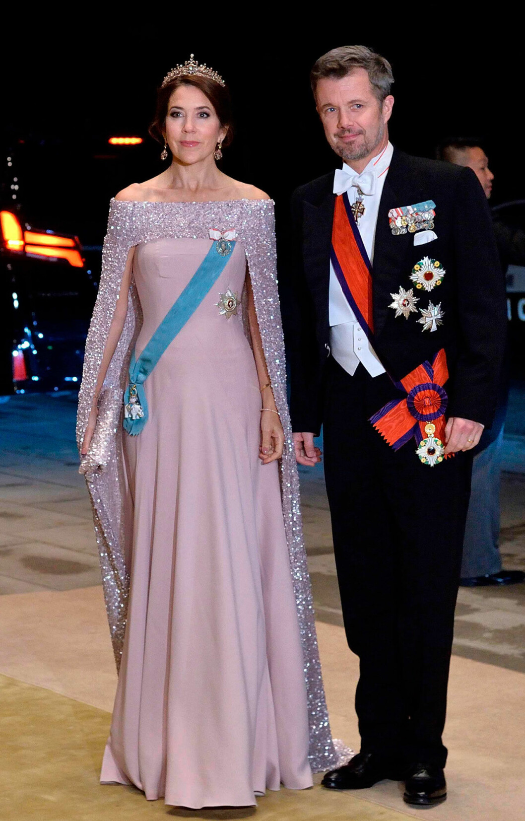 Kronprinsessan Mary och kronprins Frederik. Kronprinsessan Mary och kronprins Frederik firar kröningen i Tokyo.