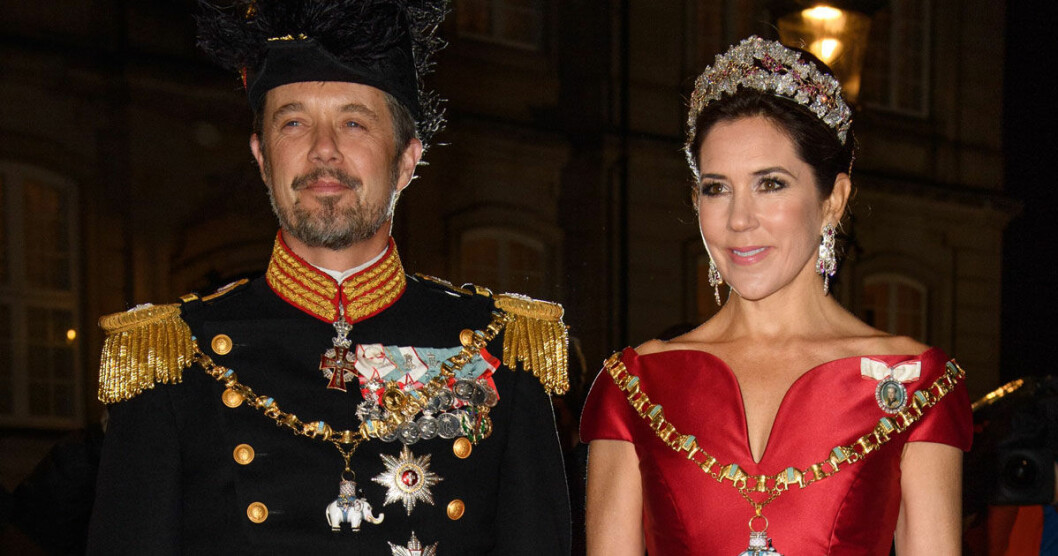Kronprins Frederik och kronprinsessan Mary. 