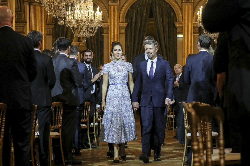 Danmarks kronprinsessa Mary och kronprins Frederik. Mary och Frederik