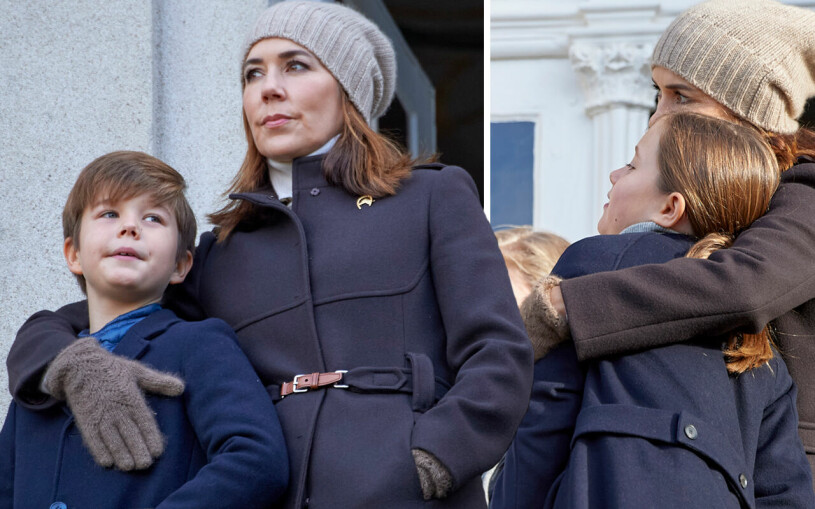 Det hann bli några mammakramar. Kronprinsessan Mary Prins Vincent Prinsessan Josephine