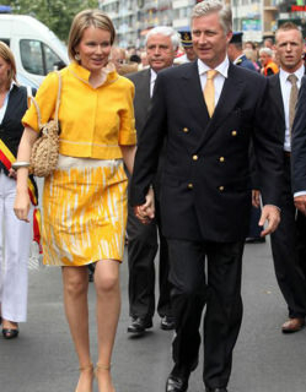Kronprins Philippe och hans maka Mathilde Kronprins Philippe och hans maka Mathilde