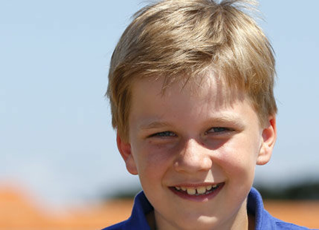 Prins Gabriel är mamma Mathilde upp i dagen