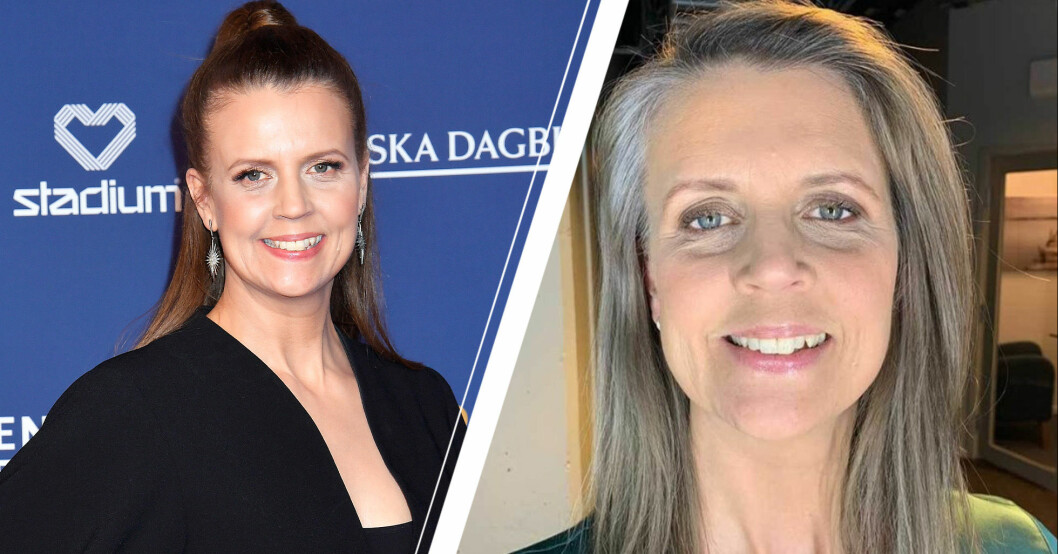 Maud Bernhagen tröttnade på att färga håret.