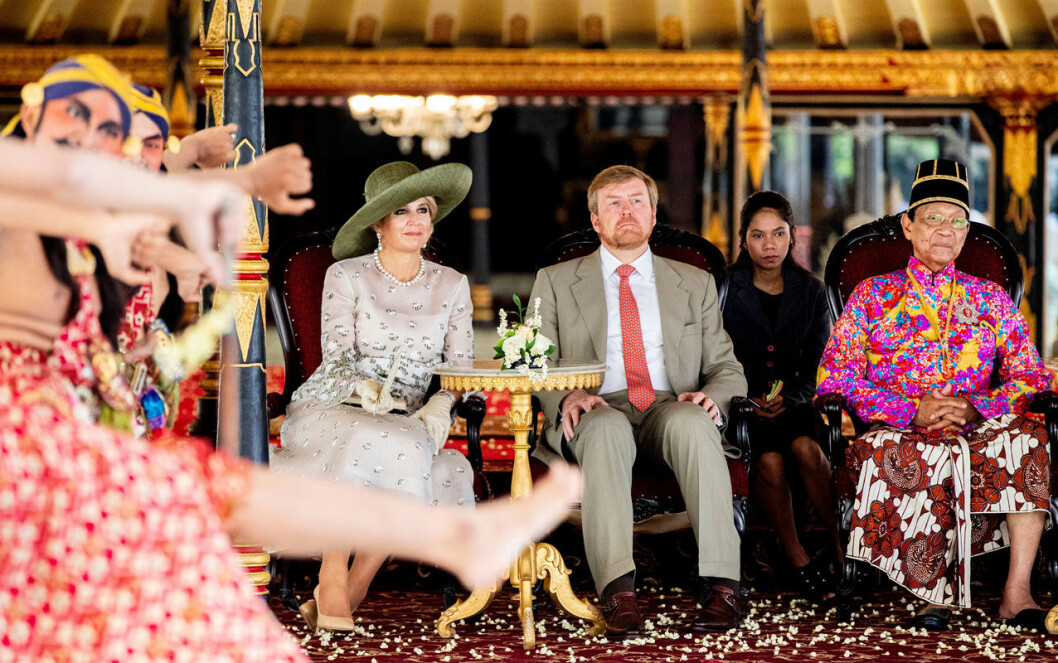 Maxima och Willem-Alexander hos sultanen. Maxima Willem-Alexander