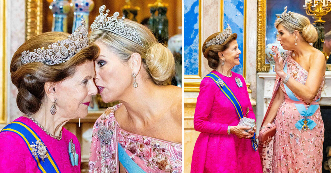 Drottning Máxima och drottning Silvia