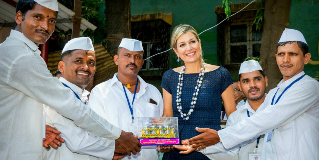 Drottning Máxima i Indien.