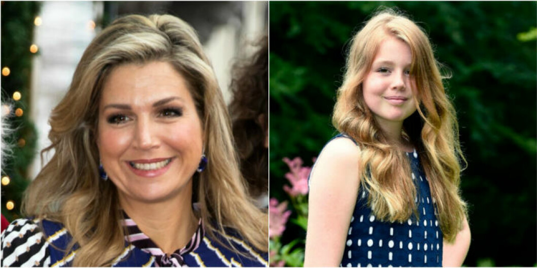 Temperamentet är detsamma, sägs det. Dessutom är mellandottern Alexia mammas flicka med långt, rödblont hår, fräknar på näsan, härligt leende och stora bruna ögon. Maxima