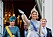 Prinsdagen avslutades på Noordeinde-palatset i Haag. Drottning Máxima och kung Willem-Alexander vinkade från slottsbalkongen.