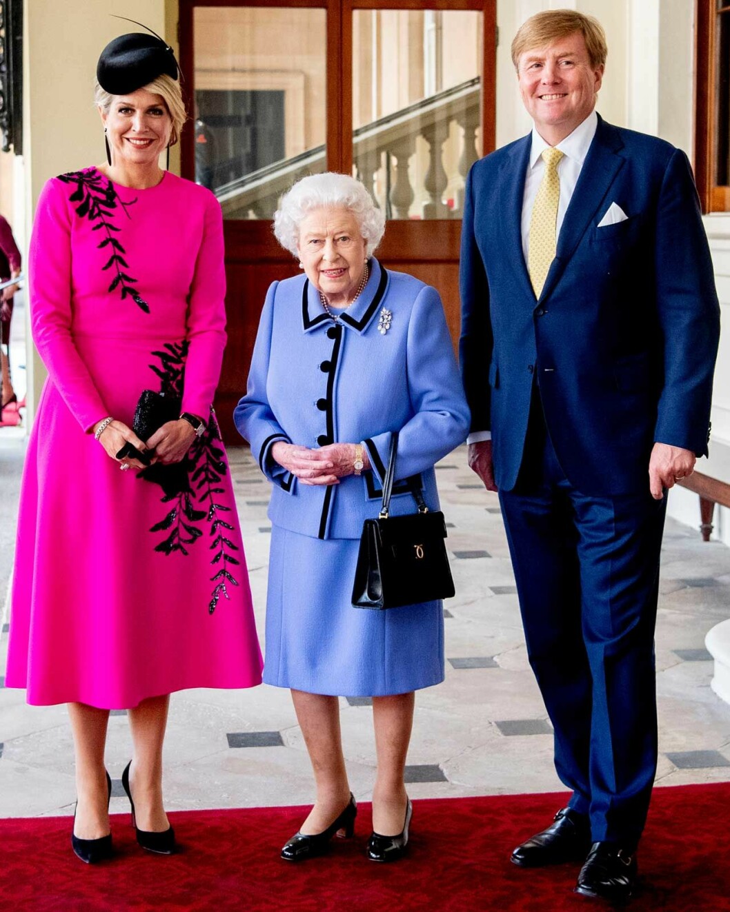 Drottning Máxima. Drottning Elizabeth. Kung Willem-Alexander.