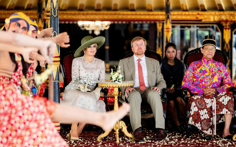 Maxima och Willem-Alexander hos sultanen.