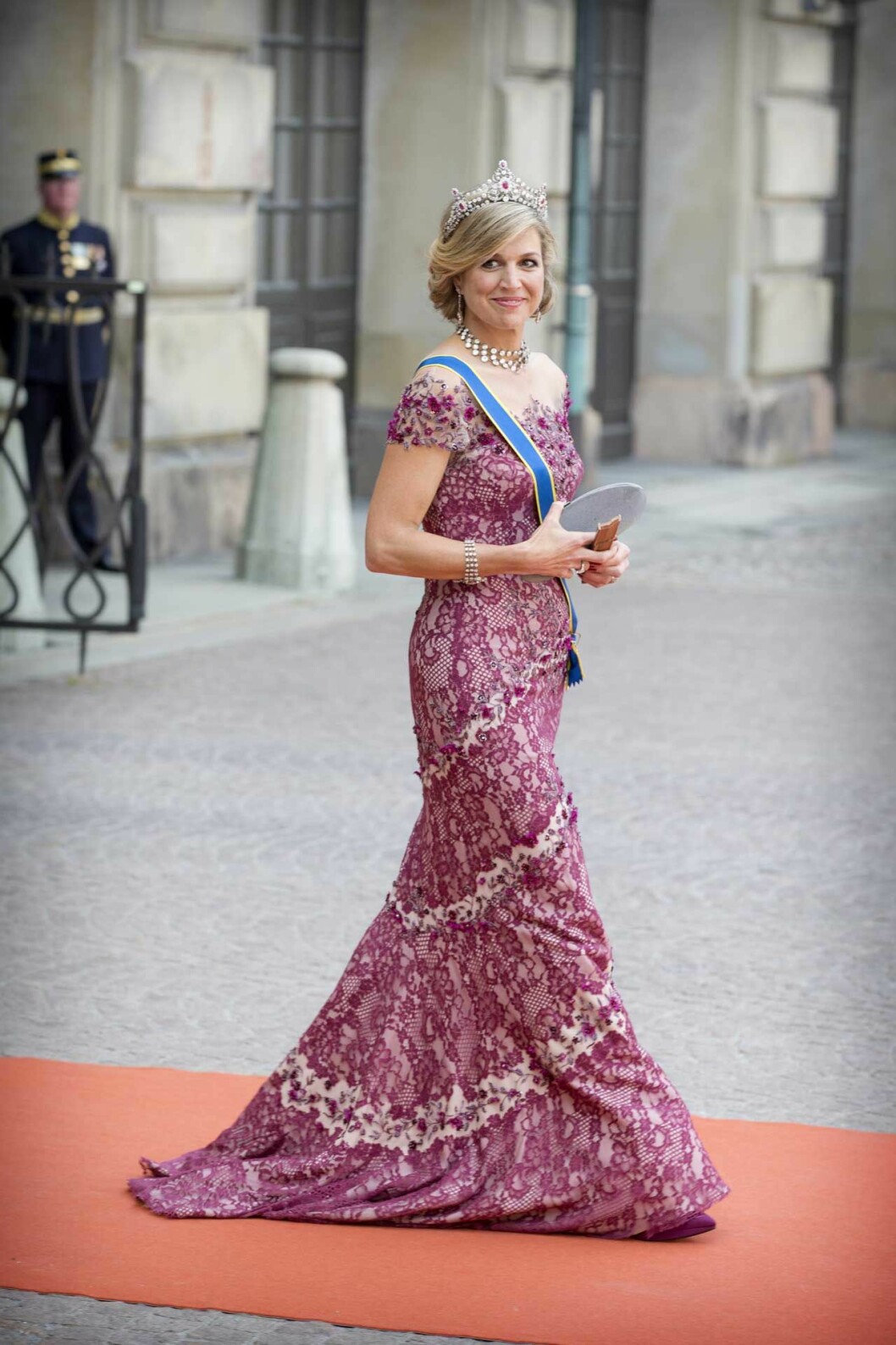 Rosa klänning på Máxima. Rosa klänning på Máxima.
