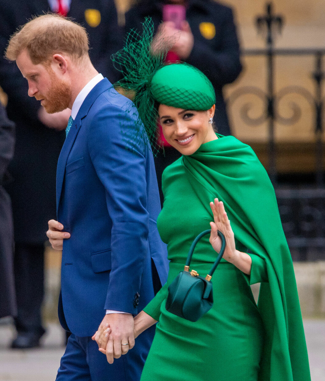 Bye bye… Prins Harry och hertiginnan Meghan Markle.