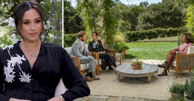 Intervjun som skakade brittiska kungahuset. Meghan Markle Prins Harry Oprah Winfrey Intervjun