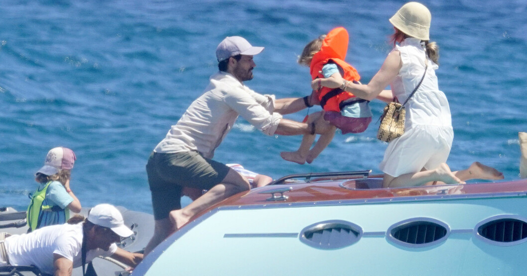 Barnen Alexander och Gabriel var med! Carl Philip och Sofia