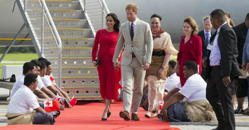 Meghan och Harry i Tonga