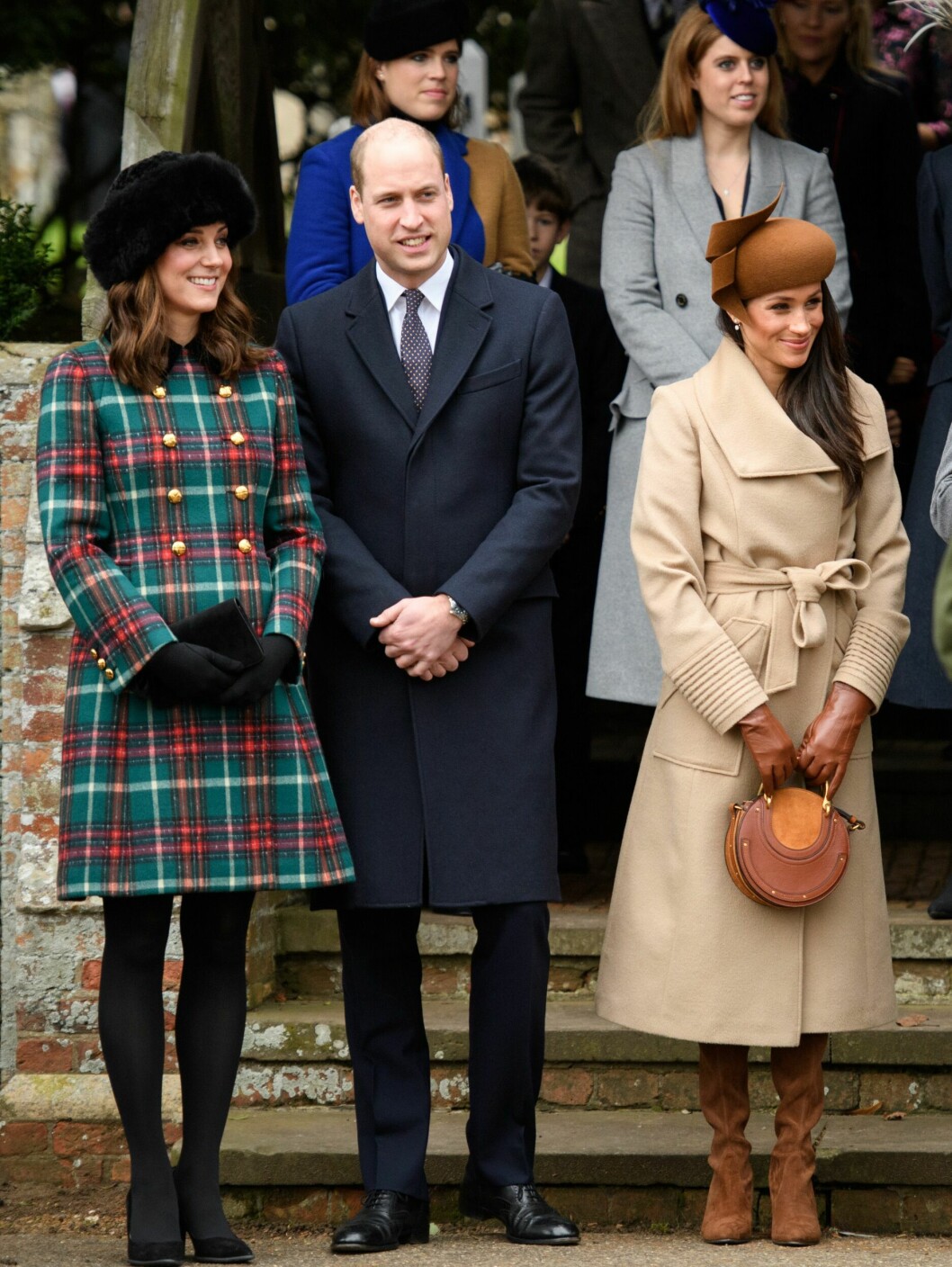 Visst hade man velat veta om skeden fortfarande är i bruk? Prinsessan Kate, prins William och Meghan Markle