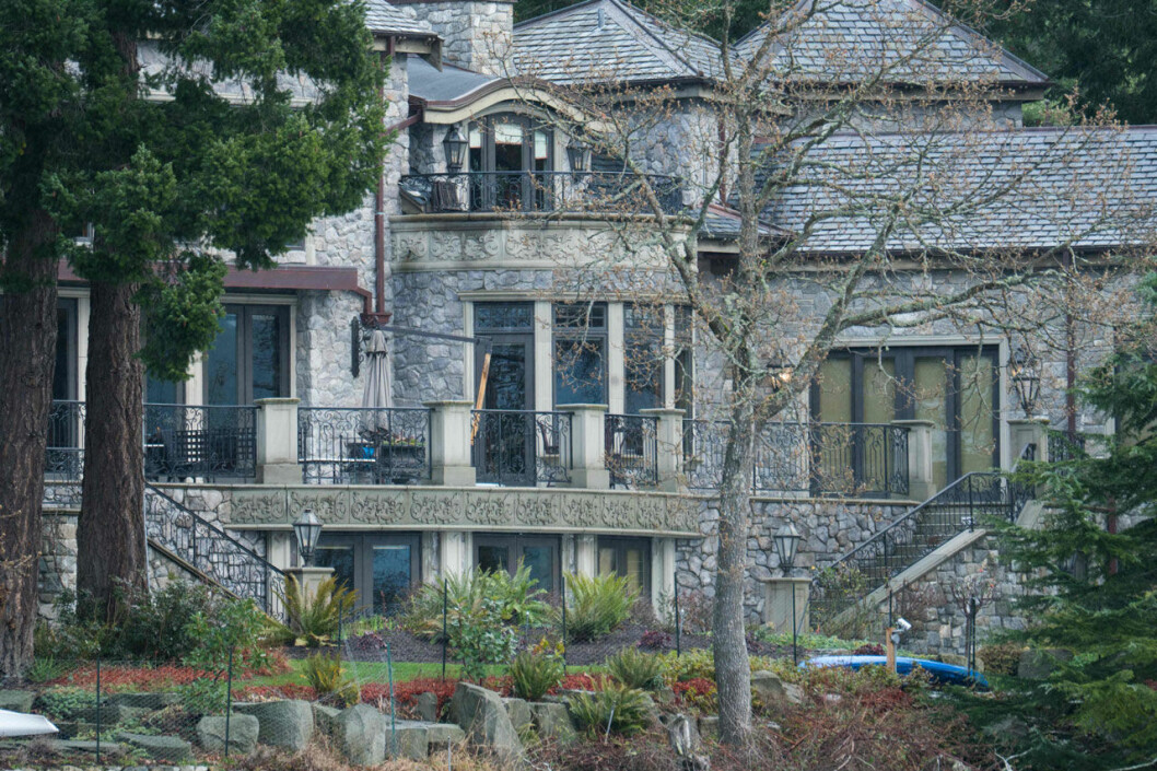 Huset som Meghan Markle och prins Harry hyr i North Saanich i Kanada.