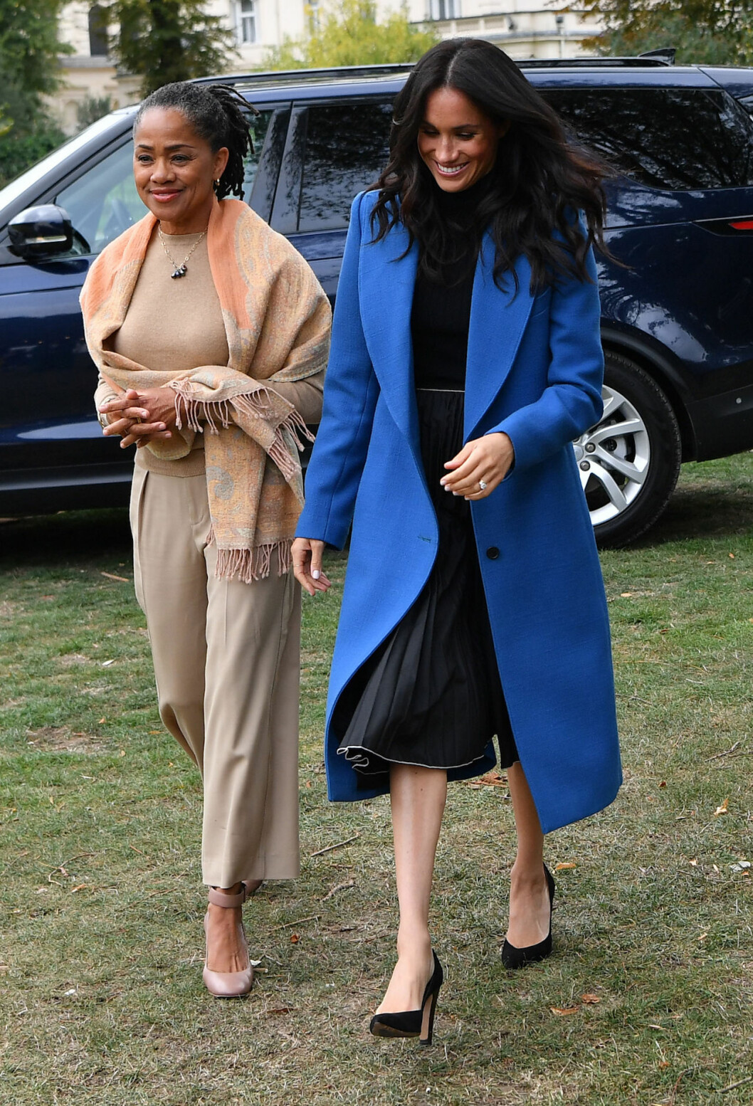 Meghan med mamma Doria. Meghan med mamma Doria.