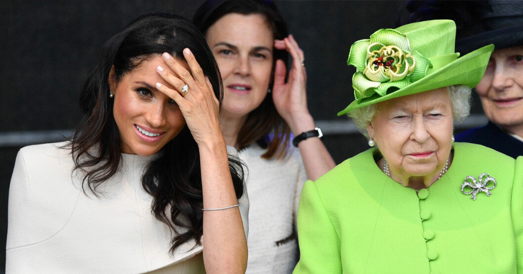 Drottning Elizabeths oväntade reaktion på Meghans utspel för Oprah