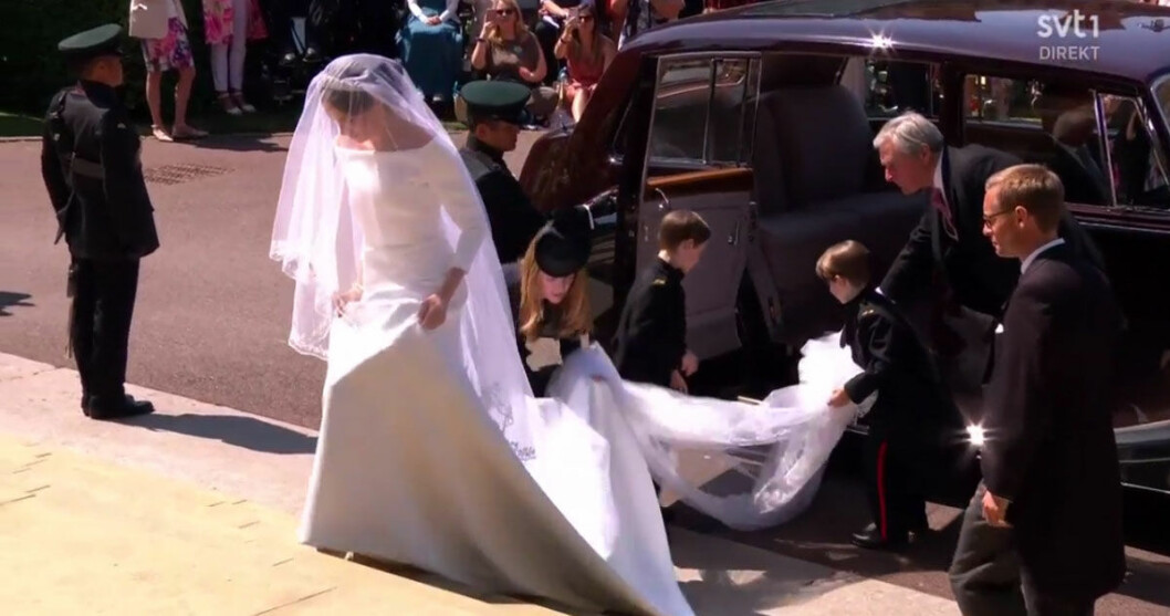 Meghan Markles brudklänning.